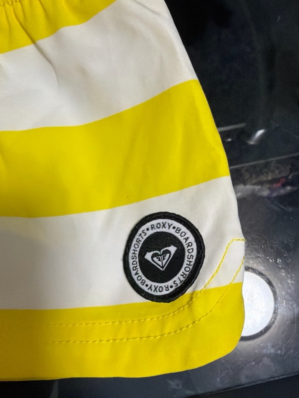 y2k Yellow Roxy Board shorts - Picture 2 of 6